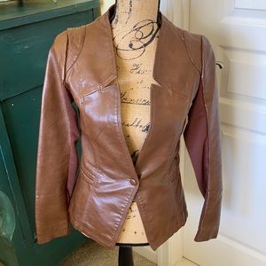 Carmin Faux Leather Jacket